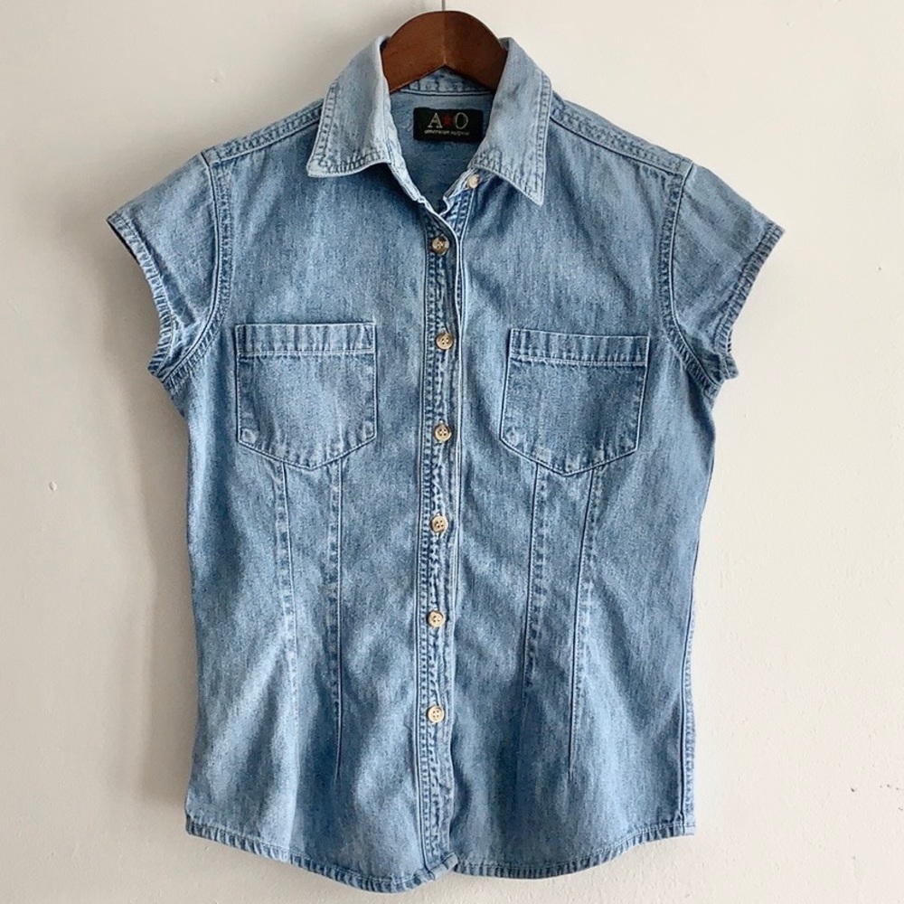 Vintage Denim fitted top